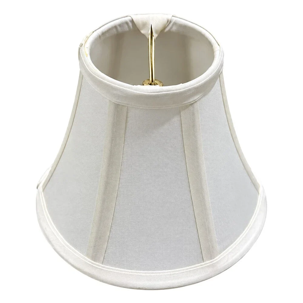 Vintage Classic Style White Fabric Bell Lamp Shade